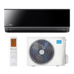 Midea Xtreme Save oldalfali split klíma szett 2,6 kW, fekete (MG2X-09-BL-SP)